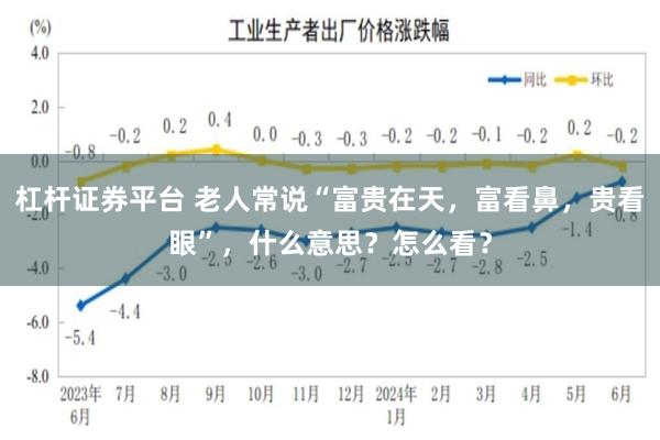 杠杆证券平台 老人常说“富贵在天，富看鼻，贵看眼”，什么意思？怎么看？