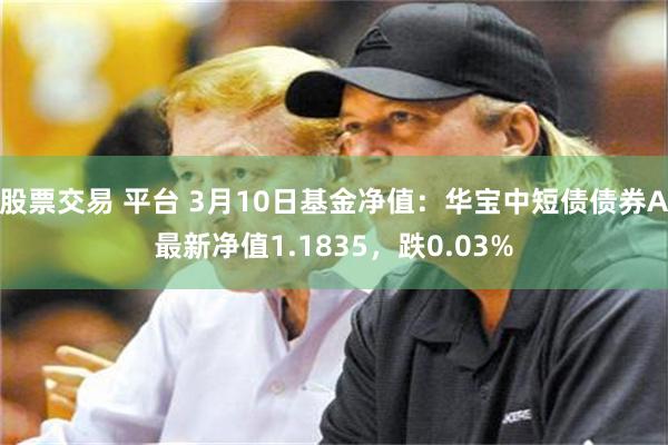 股票交易 平台 3月10日基金净值：华宝中短债债券A最新净值1.1835，跌0.03%